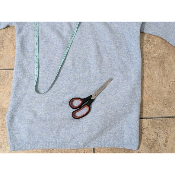 L.L. Bean Women's Size XS/S Respun Cashmere Turtleneck Tunic Sweater Blue - Picture 11 of 11